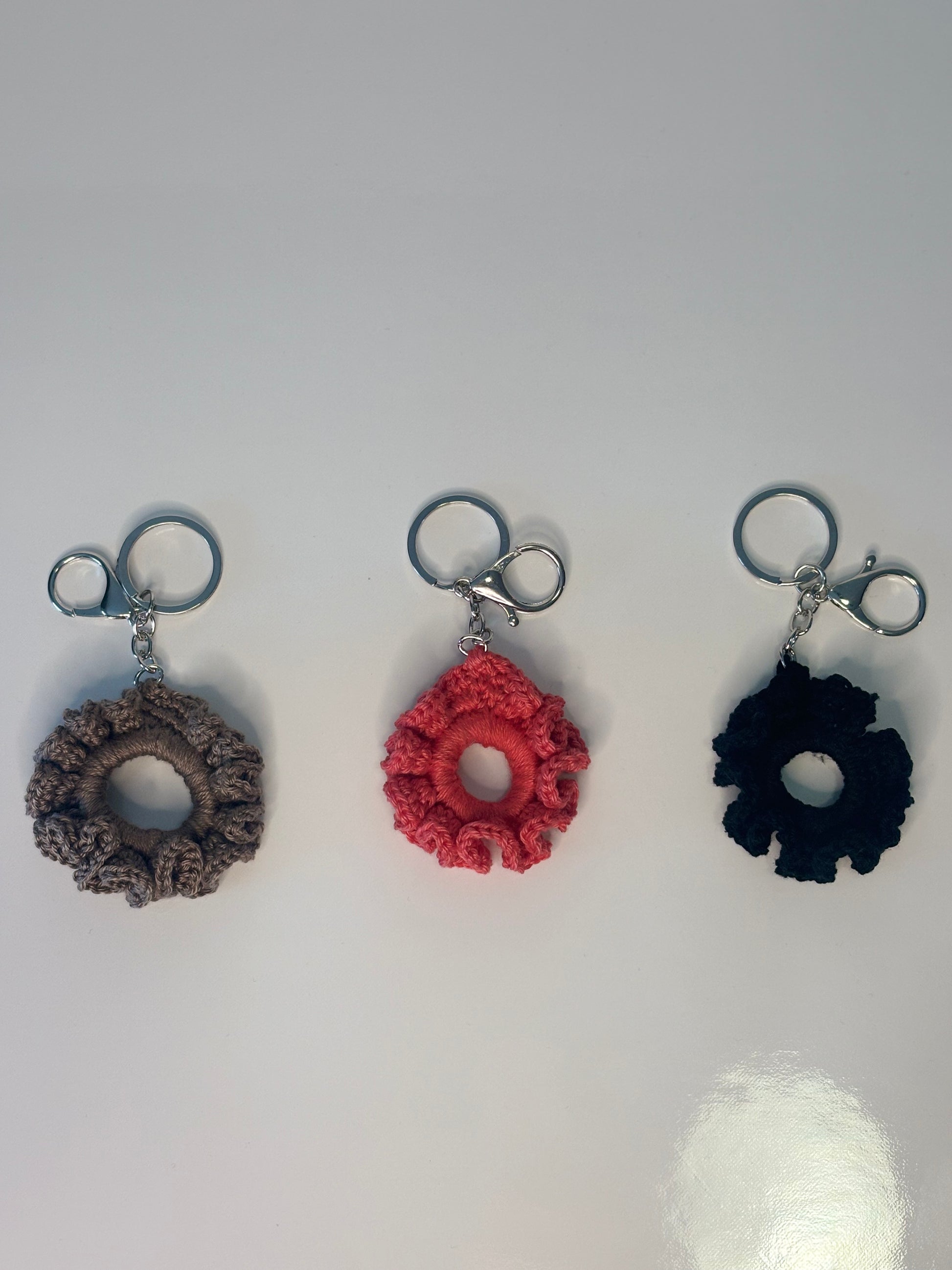 Porte-clé chouchou Noir