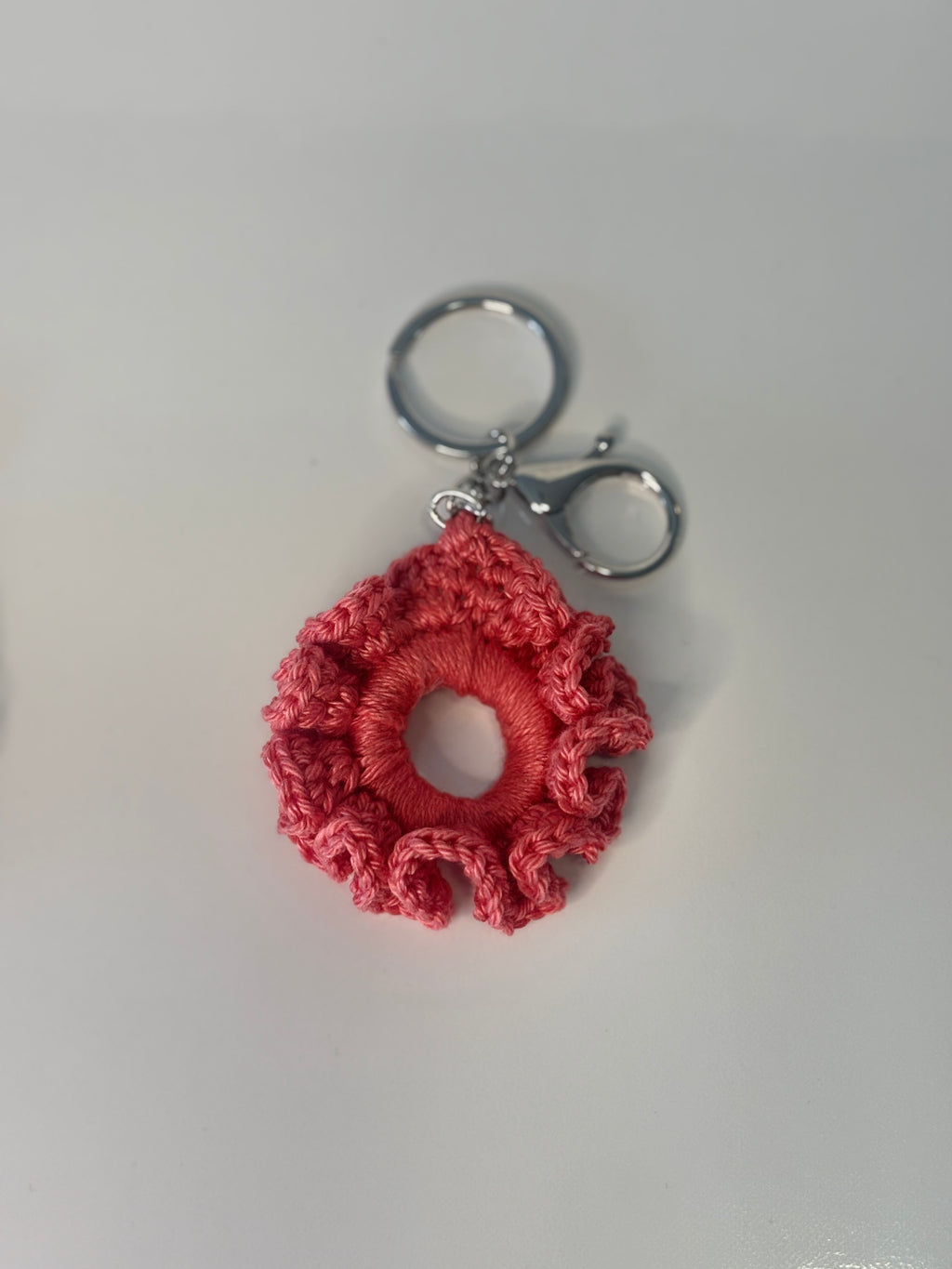 Porte-clé chouchou Corail