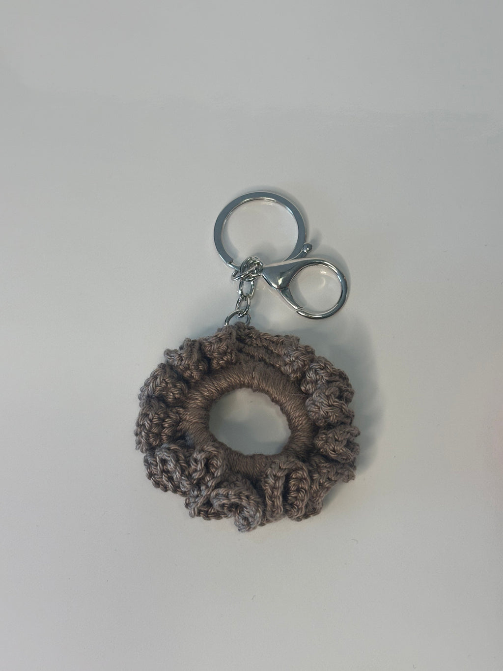 Porte-clé chouchou Sable Fumé